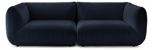 Tamno plava sofa od samta 260 cm Lecomte - Bobochic Paris