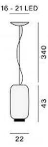 FOSCARINI CHOUCHIN REVERSE 2 VISILICA BIJELA/ZELENA FN210072E_04