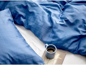 Plava pamučna posteljina za krevet za jednu osobu 140x200 cm Clear - Södahl
