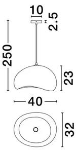 AERE VISILICA 1XE27 12W MAX FI 40 IP20 BIJELA NL9002660