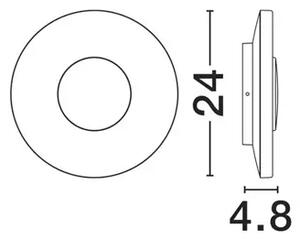 CICO VANJSKA ZIDNA LED SVJETILJKA 12Watt 587Lm IP65 3000K BIJELA NL9136447