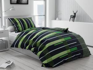 Pamučna posteljina Futuro zelena