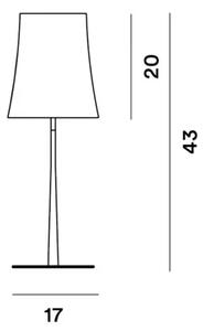 BIRDIE EASY STOLNA LAMPA CRNA FN221022_20
