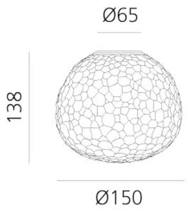 METEORITE 15 ZIDNA/STROPNA SVJETILJKA BIJELA E14 5W 252lm AR1704110A