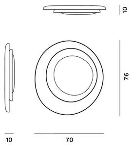 FOSCARINI BAHIA ZIDNA/STROPNA SVJETILJKA LED BIJELA DIMM. FN196005LD_10