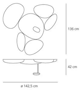 SKYDRO LED STROPNA SVJETILJKA POLIRANI KROM 29W 3000K 1662lm AR1245110A