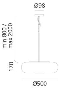 ITKA 50 VISILICA E27 BIJELA ARX0060B10