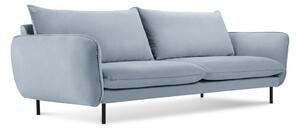 Svjetlo plava baršunasta sofa 200 cm Vienna - Cosmopolitan Design