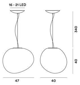 GREGG GRANDE VISILICA LED BIJELA FOSCARINI FN1680071L_10