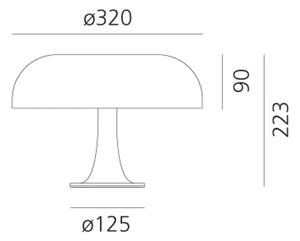 NESSINO STOLNA SVJETILJKA BIJELA 4×E14/18W/230V 0039060A AR0039060A