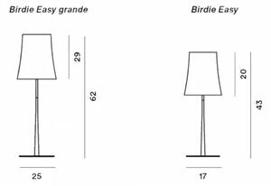 BIRDIE EASY GRANDE STOLNA LAMPA PIJESAK ŽUTA FN221020_56