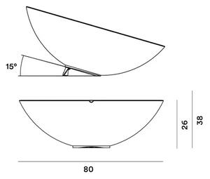 FOSCARINI SOLAR VANJSKA STAJAĆA LAMPA SMEĐA FN228003M