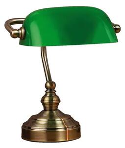 BANKERS STOLNA LAMPA 25CM 1L OXIDE/GREEN E14 MA105930