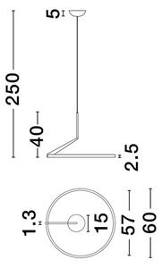 TILIA VISILICA LED/2700-3000-4000K/31W/2210Lm BOJA KAVE NL9088138