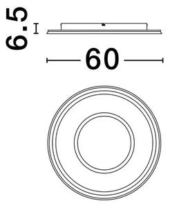 FIGIN PLAFONJERA LED/2700-5000K/49W/2771Lm/ZLATNA NL9248178