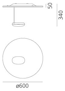 DROPLET MINI LED ZIDNA/STROPNA SVJETILJKA 29W 3000K 1249lm AR1471110A