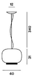 FOSCARINI CHOUCHIN REVERSE 1 VISILICA BIJELO/NARANČASTA FN210071E_05