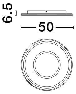 FIGIN PLAFONJERA LED/2700-5000K/40W/2244Lm/ZLATNA NL9248179