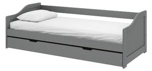 Zondo Krevet sa pomoćnim ležajem Lusid (siva) . 1064007
