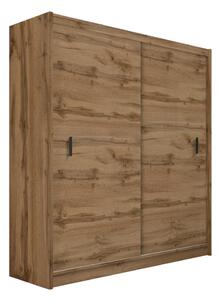 Ormar s kliznim vratima SAPHIRA 203x215 cm hrast wotan