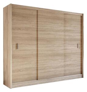 Ormar s kliznim vratima SAPHIRA 250x215 cm Sonoma hrast