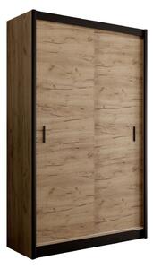 Ormar s kliznim vratima SAPHIRA 150x215 cm hrast craft