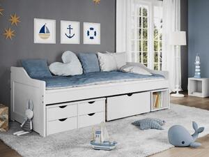 Zondo Krevet s prostorom za odlaganje Moli (bijela) . 1064015