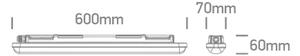 LINEARNA SVJETILJKA IP65 18W PV CCT 230V PC/PC DM38120N/V