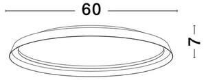 ORMI PLAFONJERA LED /2700-4000K/48W/3361Lm/SMEĐA NL9345700