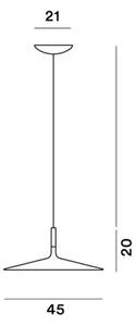 APLOMB LARGE VISILICA BIJELA FOSCARINI FN195017-10_10