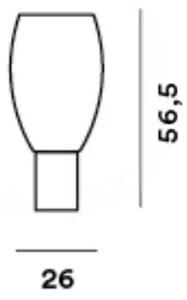 FOSCARINI BUDS 1 STOLNA LAMPA TOPLO BIJELA FN278011_12