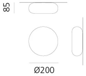 ITKA 20 ZIDNA/STROPNA SVJETILJKA E27 BIJELA ARX0060M10