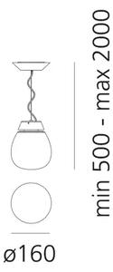 EMPATIA 16 VISILICA BIJELA 11W 3000K 567lm AR1815010A