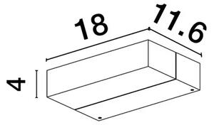VANJSKA ZIDNA SVJETILJKA LED 10W/248lm/3000K ANTRACIT IP65 NL9492570