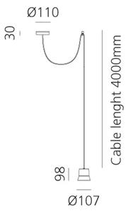 GIO.light DECENTRATA VISILICA CRNA AR0231520A