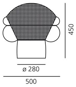 PATROCLO STOLNA SVJETILJKA TRANSPARENTNA AR0060010A