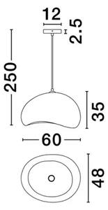 AERE VISILICA 1XE27 12W MAX FI 60 IP20 BIJELA NL9002662