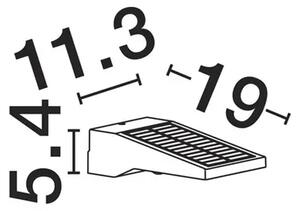 TEK VANJSKA SOLARNA ZIDNA SVJETILJKA LED 1W 105Lm IP54 3000K CRNA + SENZOR NL9136460