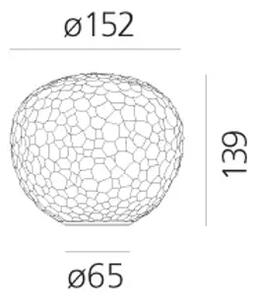 METEORITE 15 STOLNA SVJETILJKA BIJELA E14 5W 252lm AR1703110A