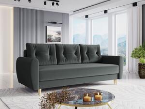 Zondo.hr Sofa na razvlačenje Keklat (siva) (s prostorom za odlaganje). 1105551