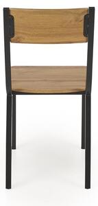 Blagovaonski set Miltony (natural + crna) (za 4 osobe)