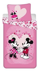 JERRY TKANINE Posteljina Mickey and Minnie Love mikro poliester - mikrovlakna, 140/200, 70/90 cm
