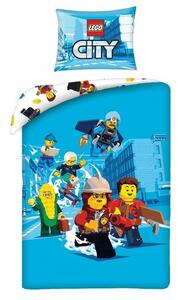 HALANTEX Posteljina Lego City plava Pamuk, 140/200, 70/90 cm