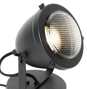 Industrijska stolna lampa crna 18 cm - Emado