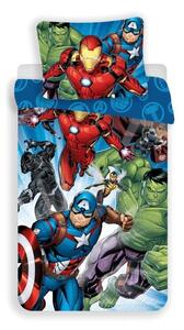JERRY TKANINE Lan Avengers Brands 02 Pamuk, 140/200, 70/90 cm