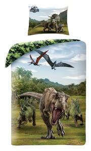 HALANTEX Posteljina Jurassic Park T-Rex pamuk, 140/200, 70/90 cm
