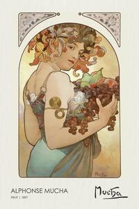 Reprodukcija Fruit (1897), Alfons Mucha