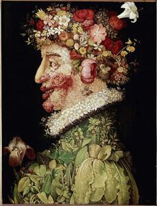 Reprodukcija Spring, Arcimboldo, Giuseppe