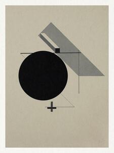 Reprodukcija Abstract Composition No.4, El Lissitzky