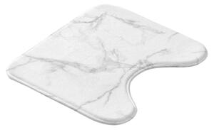 Bijela/siva kupaonska prostirka za WC 45x45 cm Marbre – douceur d'intérieur